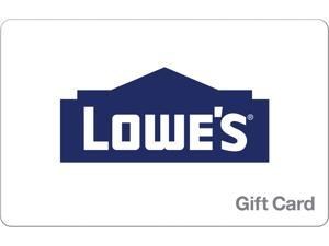 $100 Lowe's eGift Card (Email Delivery) $90 via Newegg