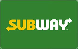 $25 Subway Gift Card, $20, egifter