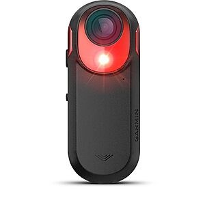 $299.99 AMAZON FS Garmin Varia™ RCT715, Bicycle Radar with Camera and Tail Light, Continuous Recording, Vehicle Detection