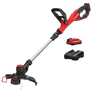 $69: CRAFTSMAN V20 Cordless String Trimmer & Edger｜2.0Ah Battery｜Charger Included at Amazon