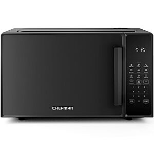 $89.95 - Chefman Countertop Microwave Oven 1.1 Cu. Ft., 1000 Watts with 10 Power Levels - Black