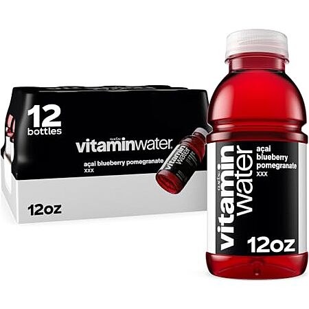 12-Pack 12-Oz vitaminwater Flavored Water Beverage (XXX Açai-Blueberry-Pomegranate)