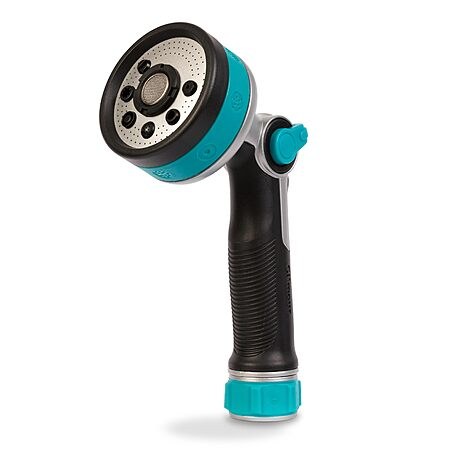 $10.41: Gilmour Heavy-Duty Thumb Control Hose Nozzle, 8 Spray Patterns, Garden & Lawn Watering at Amazon