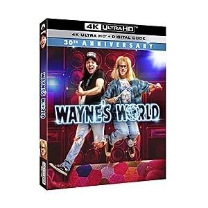 $10.99* | Wayne's World 30th Anniversary (4K UHD) at Amazon