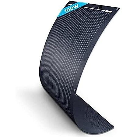 $104.49 | Renogy Flexible Solar Panel 100 Watt, 240° Ultra Flex Bendable at Amazon