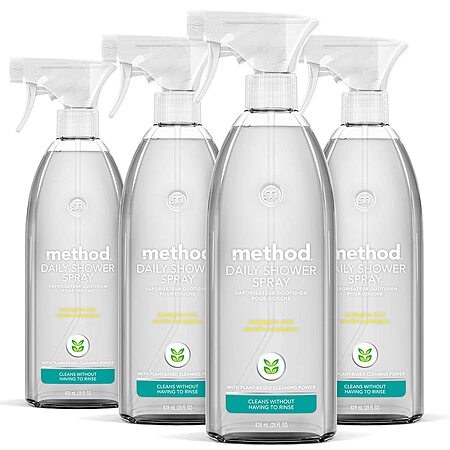 S&S OR LESS and 10% off Q method Daily Shower Cleaner Spray, Eucalyptus Mint Scent, 28 fl…