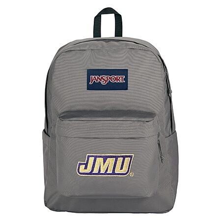 $11.25: JanSport NCAA Officially Licensed Backpack(James Madison Dukes, Graphite Grey) at Amazon