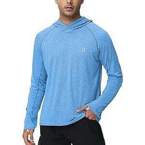 $11.37* | Roadbox Men's UPF 50+ Long-Sleeve Fishing Sun Hoodie (Various) at Amazon