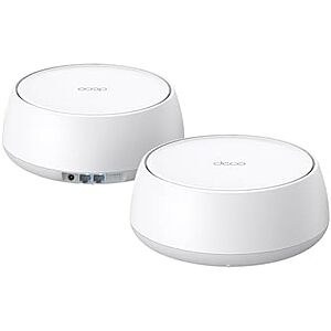 2-Pack TP-Link Deco 7 BE25 Dual-Band BE5000 WiFi 7 Mesh Wi-Fi System + 15% Back w/ Prime Visa Card