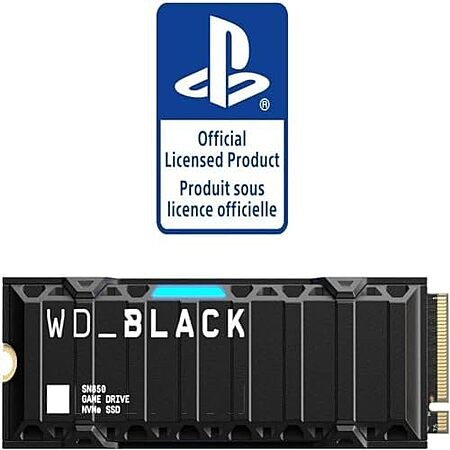 Western Digital 1TB SN850 NVMe SSD for PS5 Consoles