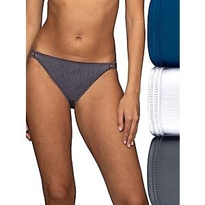 $12.99* | 3-Pack Vanity Fair Women's Illumination String Bikini Panties at Amazon