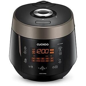 $127.93* | 10-Cup CUCKOO High Pressure Rice Cooker at Amazon