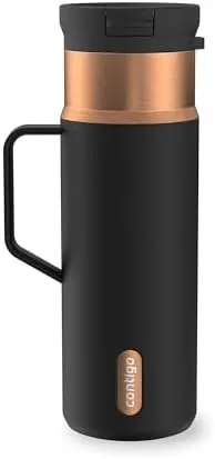 20-Oz Contigo SnapSeal Stainless Steel Water Bottle (Licorice Bronze)