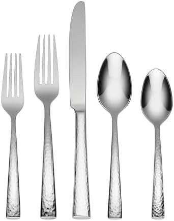 Oneida F032005A Cabria 5 Piece Fine Flatware Set, Service For 1