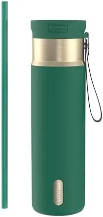 24-Oz Contigo SnapSeal Stainless Steel Vacuum-Insulated Water Bottle (Dark Emerald Champagne)