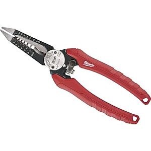 $15.97* | 7.75" Milwaukee Combination Electricians 6-in-1 Wire Strippers Pliers at Amazon