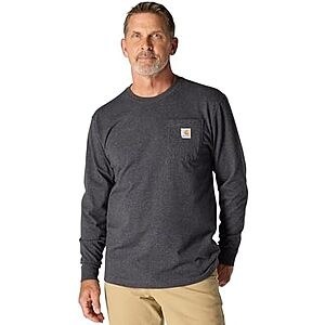 $17.05 | Carhartt Men's Dearborn Loose LS T-Shirt at Amazon