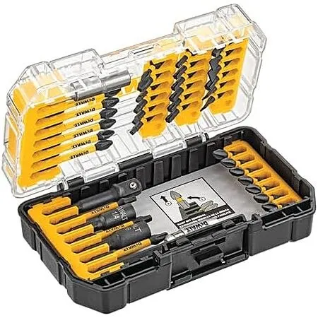 40-Pc DeWALT FlexTorq Impact Ready Screwdriver Bit Set