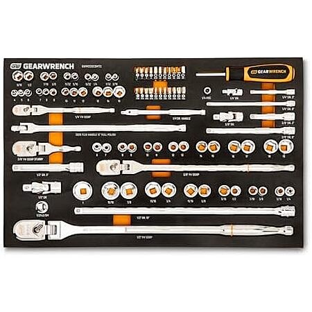 GEARWRENCH 89 Piece 120XP Mechanics Tool Set in Foam Tray | GWMS120CBMTS