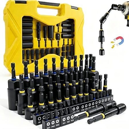 61-Pc Tugote Magnetic Nut Driver Set (Metric & SAE)
