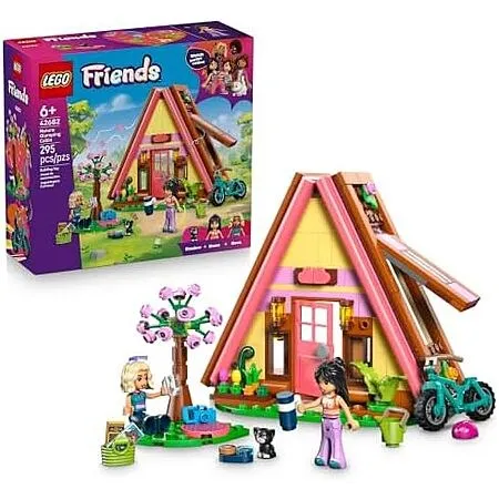 295-Piece LEGO Friends: Great Outdoors - Nature Glamping Cabin (42682, 2026)