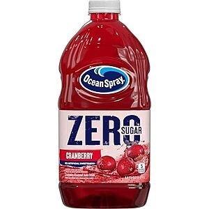 $2.50* | 64-Oz Ocean Spray Zero Sugar Juice Drink (Cranberry) at Amazon