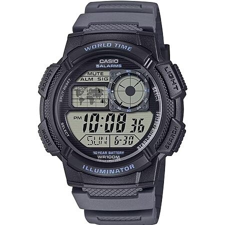 45mm Casio AE-1000W Series Digital Illuminator Men's Resin Watch