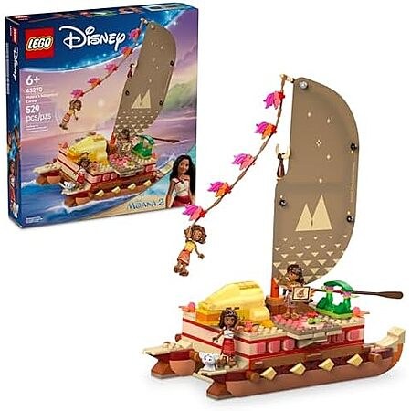 $26.94* | 529-Pc LEGO Disney Moana's Adventure Canoe Building Toy Set at Amazon
