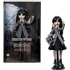 $27.99 | Monster High Wednesday Doll and Accessories at Amazon