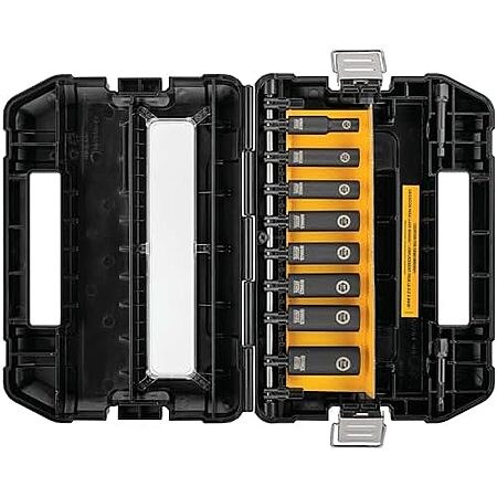 DEWALT Impact Socket Set, SAE, 3/8-Inch, 10-Piece (DW22838)