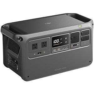 $348.98* | DJI Power 1000 1024Wh 2200W LiFePO4 Power Station at Amazon
