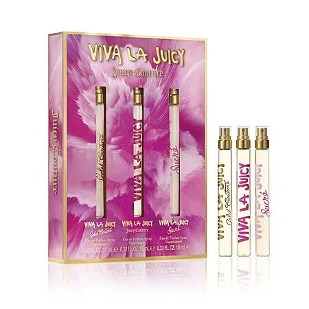 S&S AMZ Juicy Couture Viva La Juicy Eau De Parfum, Women's Perfume with Notes of Mandarin, Gardenia & Caramel, Floral & Sweet Perfume for Women