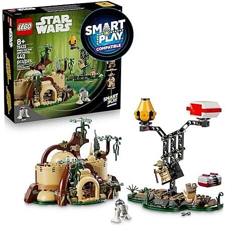 440-Piece LEGO Star Wars: SMART Play - Yoda's Hut and Jedi Training (75422, 2026)