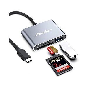 $4.99 | 3-in-1 USB-C SD Card Reader at Woot!