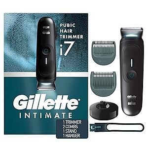 $43.12* | Gillette i7 Intimate Men’s Premium Pubic Hair Trimmer at Amazon