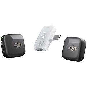 $45* | DJI Mic Mini (2 TX + 1 Mobile RX) Wireless Lavalier Microphone Kit at Amazon