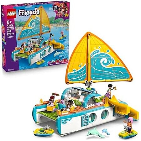 $47.99 | 685-Piece LEGO Friends: Summer - Travel Boat Adventure (42664, 2025) at Amazon