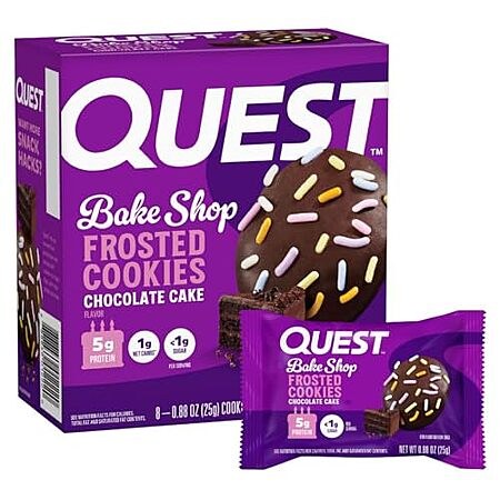 8-Ct 0.88oz. Quest Nutrition Frosted Protein Cookies (Chocolate Cake)