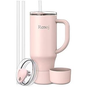 $5.99 | Renoj Insulated Water Bottle w/ SnapShift Lid & Straw at Amazon