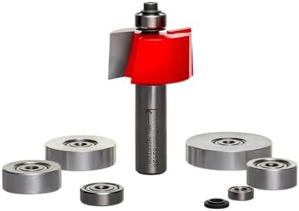 Freud 32-526: flush, 1/8",1/4",5/16",3/8",7/16",1/2" Depth Rabbeting Bit with Bearings