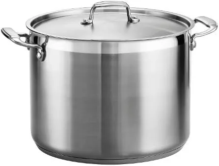 Tramontina Gourmet Stainless Steel 16-Quart Stock Pot with Lid