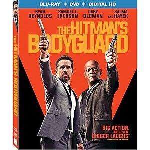 $5 | The Hitman's Bodyguard (Blu-ray + DVD + Digital HD) at Amazon