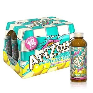 $6.99* | 12-Pack 16-Oz Arizona Lemon Tea Bottles at Amazon (58.3￠ each)