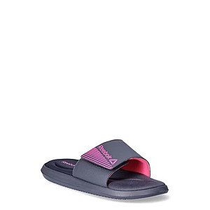$6.99: Reebok Women's Adjustable Memory Foam Slides