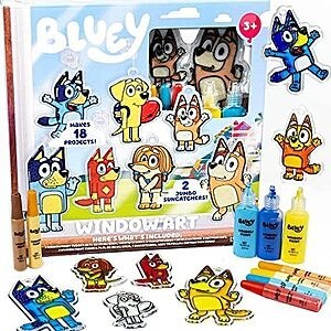 $7.49* | Bluey Window Art Suncatchers Kit at Amazon