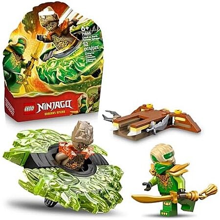 52-Piece LEGO Ninjago: Monster Spinners - Lloyd vs. Earth Monster Spinner (71850, 2026)