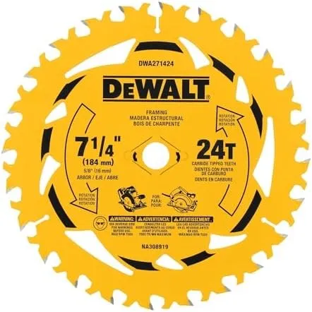 7-1/4" DEWALT Circular Saw Blade