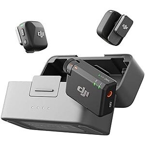 $77* | DJI Mic Mini Wireless Lavalier Microphone w/ 2x TX + 1x RX + Charging Case at Amazon
