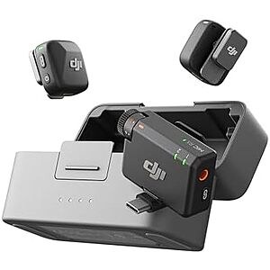 $79* | DJI Mic Mini Wireless Lavalier Microphone w/ 2x TX + 1x RX + Charging Case at Amazon