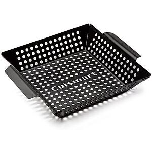 $8.73** | 11" Cuisinart Perforated Non-Stick Grill Basket at Amazon